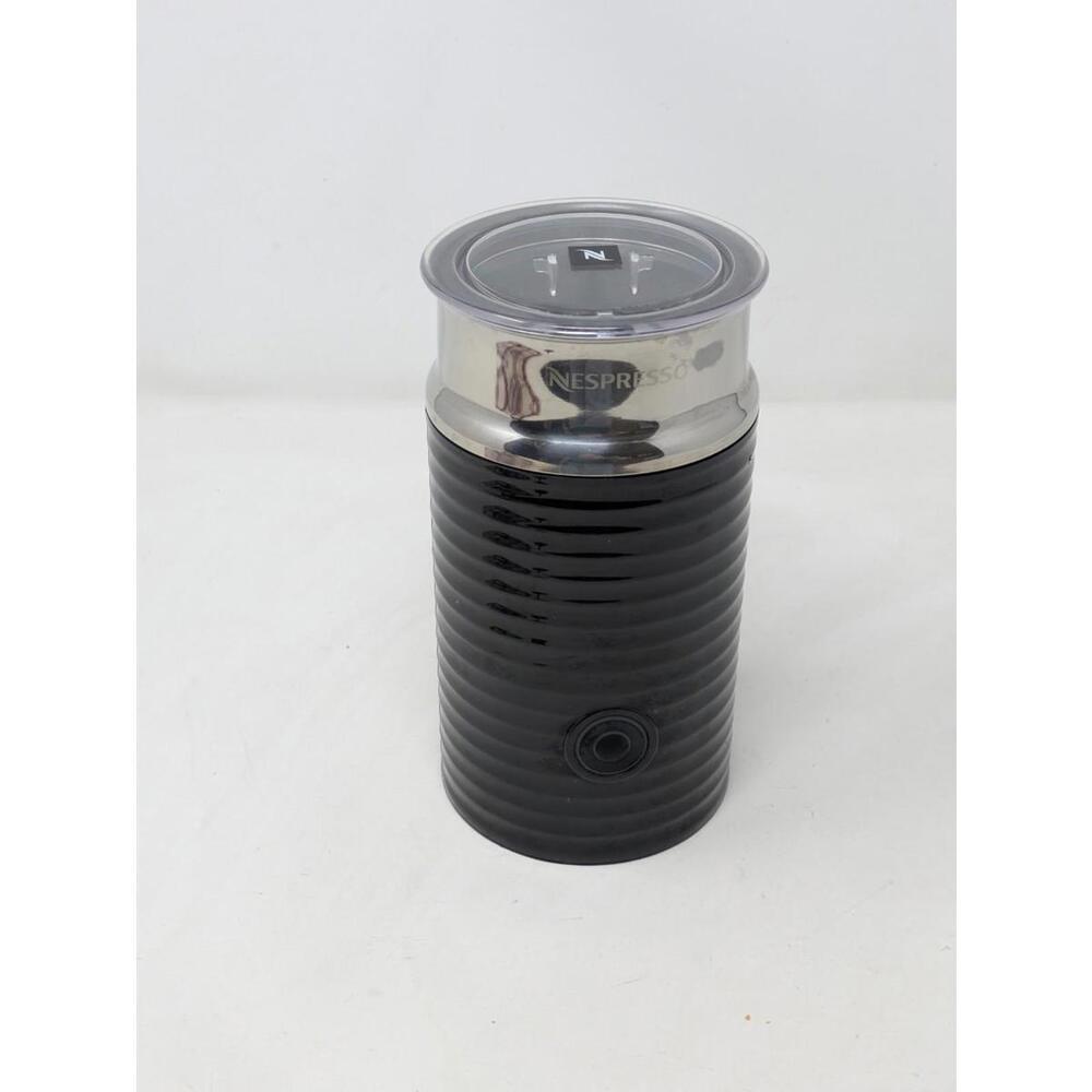 Nespresso Aeroccino 3 Electric Milk Frother Black 3694 Frother w/ Lid - No Base